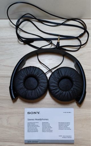 Auriculares Sony MDR-ZX110AP Negros