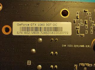 MSI GTX 1060 3GB OC Tarjeta Gráfica