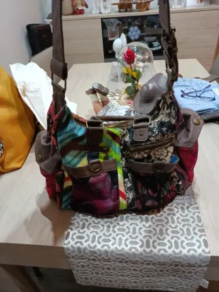 Bolso Desigual grande multicolor