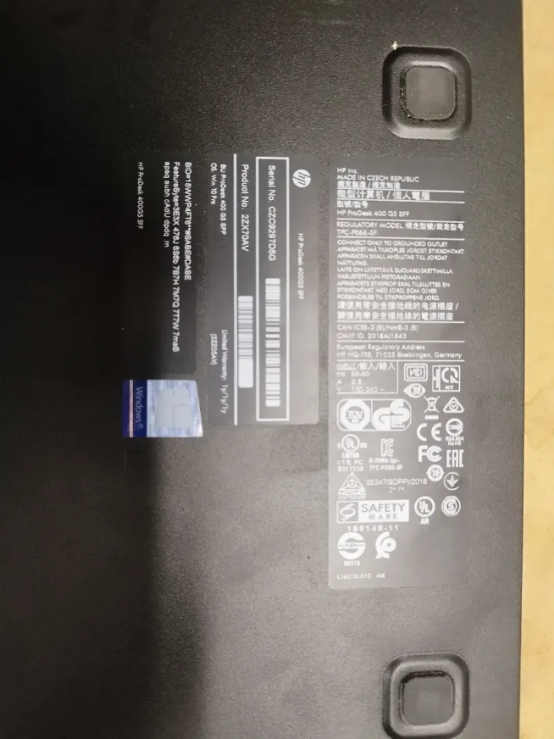 Ordenador HP ProDesk 400 G5 SFF afbeelding 5