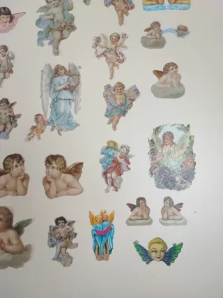 Cromos vintage Angeli Bambini Antichi