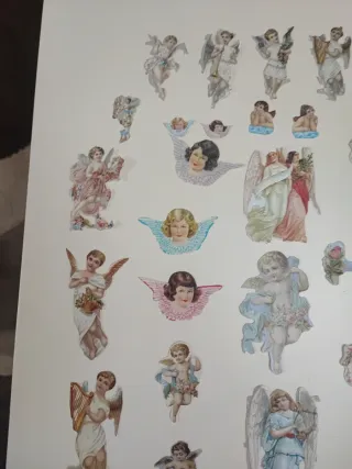 Cromos vintage Angeli Bambini Antichi