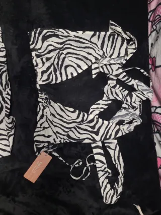 Conjunto Verano Zebra Top y Falda