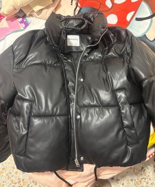 Chaqueta Bershka Negra Talla S NEGOCIABLE