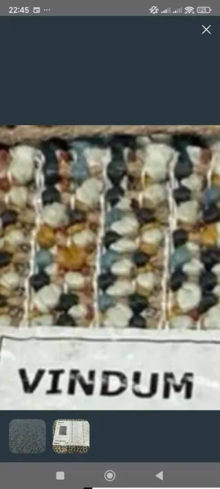 Alfombra grande IKEA VINDUM 170x230 cm