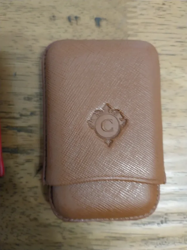 Porta sigari 3 posti pelle Cartujano