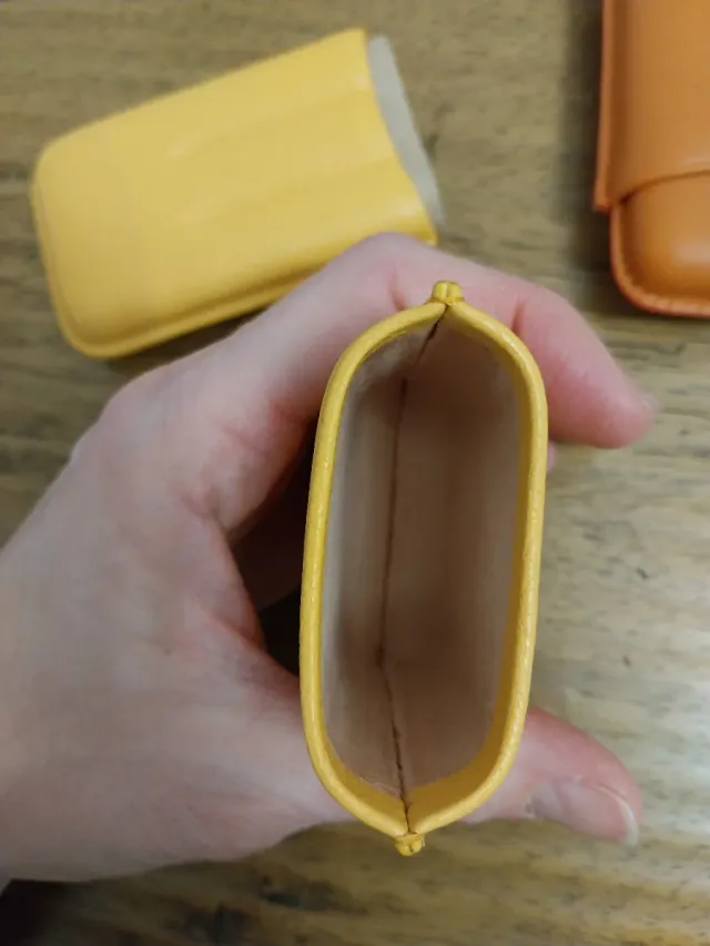 Porta sigari 3 posti pelle Cartujano