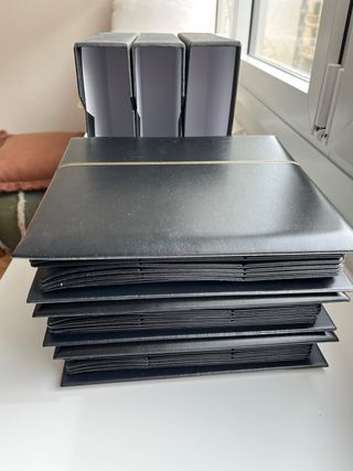 Álbumes monedas Filober + hojas pardo claraboya