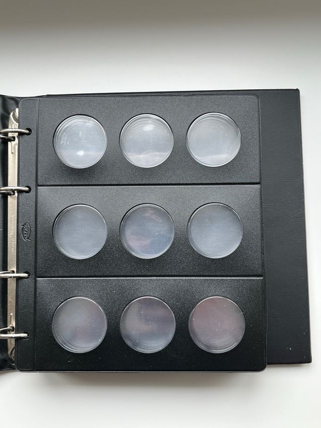 Álbumes monedas Filober + hojas pardo claraboya