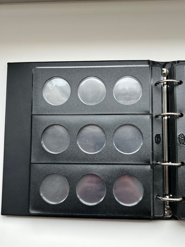 Álbumes monedas Filober + hojas pardo claraboya