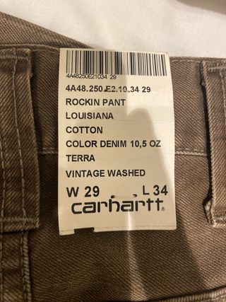 Pantalón Carhartt Rockin' Louisiana Marrón