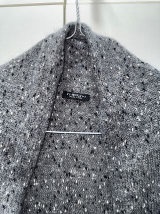 Maglione scialle Motivi grigio taglia unica