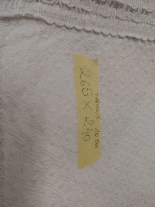 Coperta matrimoniale piquet vintage