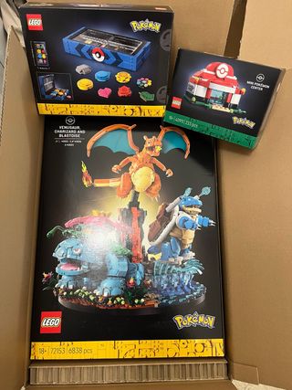 LEGO Pokémon Venusaur, Charizard, Blastoise + Cent