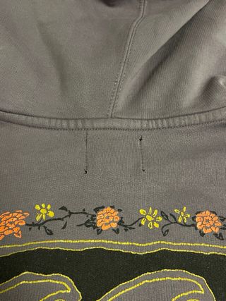 Sudadera Billabong Morada con Diseño Floral