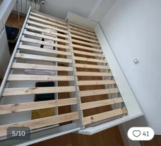 Cama nido Ikea blanca con cajones