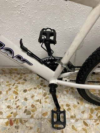 Bicicleta Teman Roja y Blanca