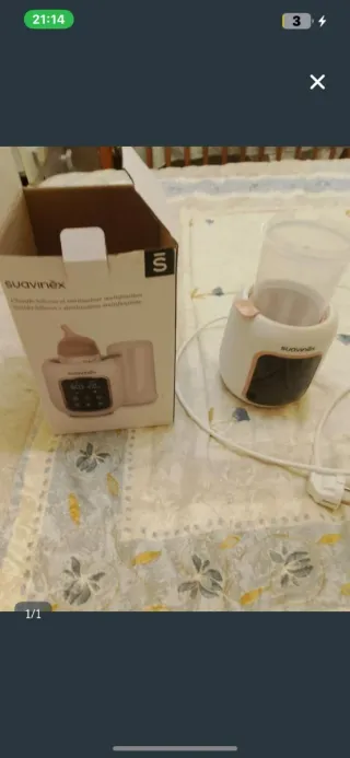 Calienta biberones y esterilizador Suavinex