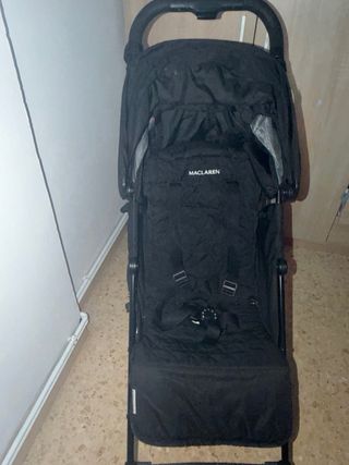 Silla de paseo Maclaren negra