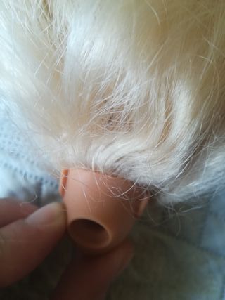 Cabeça de Boneca Barbie Loira