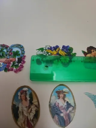 Cromos vintage angeli e figure