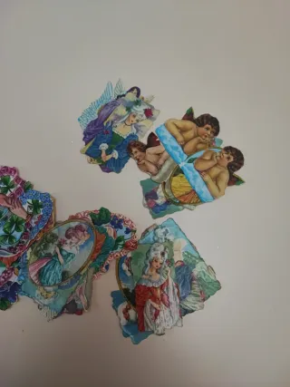 Cromos vintage angeli e figure