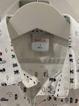 Camisa Boboli menino 5 anos