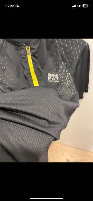 Camiseta Deportiva EA7 Emporio Armani Negra
