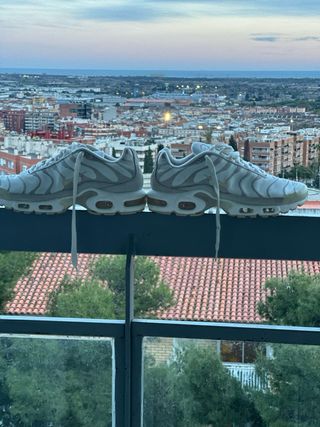 Nike TN Air Max Plus Talla 41 Beige/Blanco