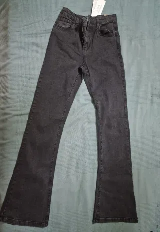 Jeans Flare Terranova Grigio