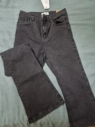 Jeans Flare Terranova Grigio