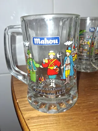 Mahou Storia della Birra: Set di 4 Tazze (4 pz)