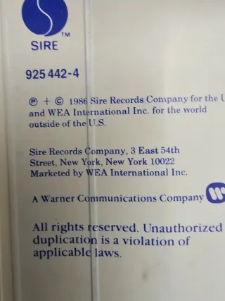 Madonna - True Blue - 1986 MC Musicassetta