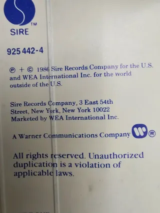 Madonna - True Blue - 1986 MC Musicassetta