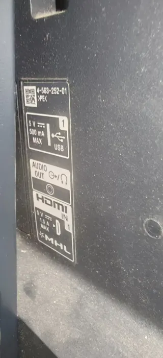 Televisor Sony Negro 55 pulgadas modelo 55W808C