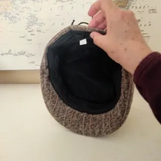 Gorra de pico cuadros Talla M