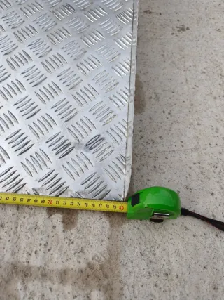 Rampa metálica plegable de aluminio