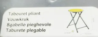 Taburete plegable portátil