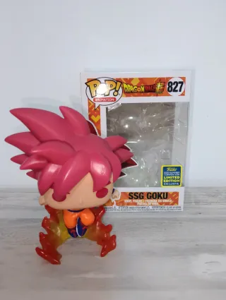 Funko Pop SSG Goku Edición Limitada 827