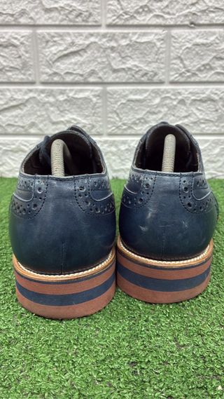 Scarpe uomo Pollini blu e marrone