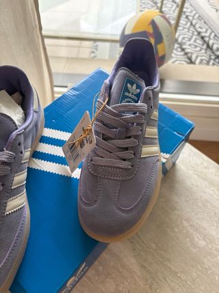 Adidas Samba Lila Mujer Talla 38