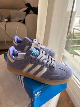 Adidas Samba Lila Mujer Talla 38