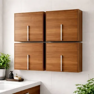 Muebles de baño madera