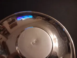 2 Tazas Café Plata Ley con Platillos