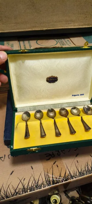 Set 6 Cucchiaini Argento 800