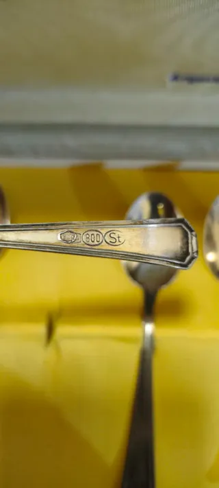 Set 6 Cucchiaini Argento 800