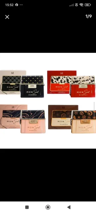 Colonias forma de bolso marca monseul