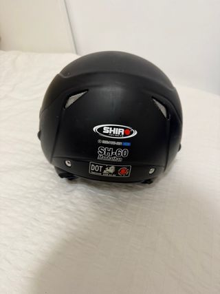 Casco SHIRO Scooter Negro Poco Uso