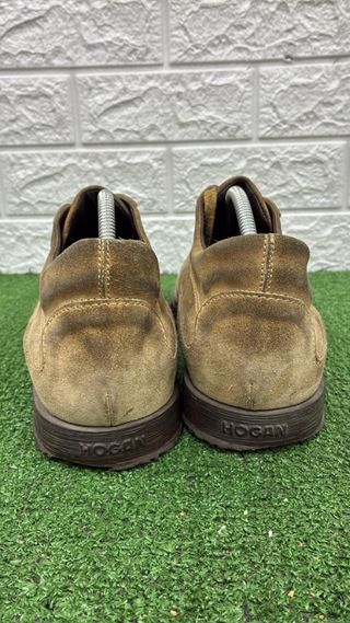 Scarpe Hogan Beige/Marrone Pelle Scamosciata