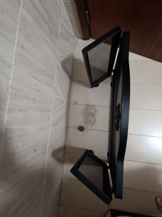 Tampa de lareira nova na caixa